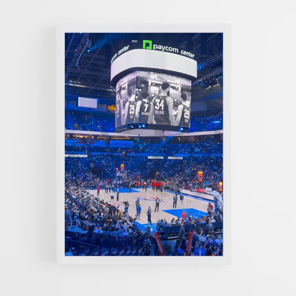 Poster Thunder Arena – affiche Basketball (vue 3)